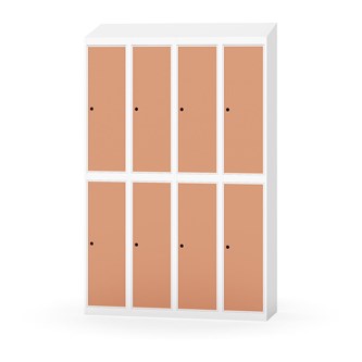 Garderobeskap Novis skrått tak 2:4 B120