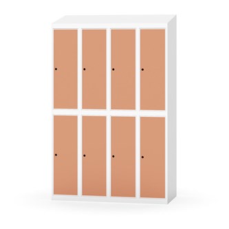 Garderobeskap Novis skrått tak 2:4 B120