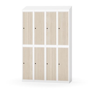 Garderobeskap Novis skrått tak 2:4 B120