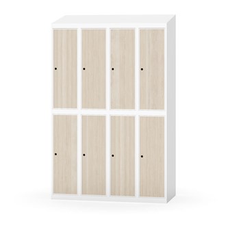 Garderobeskap Novis skrått tak 2:4 B120