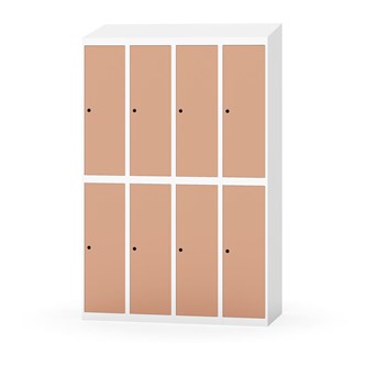 Garderobeskap Novis skrått tak 2:4 B120