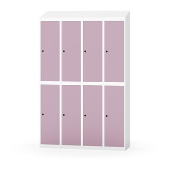 Garderobeskap Novis skrått tak 2:4 B120