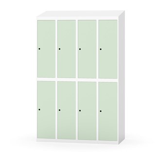 Garderobeskap Novis skrått tak 2:4 B120