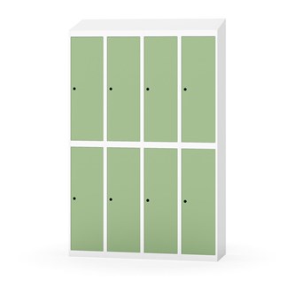 Garderobeskap Novis skrått tak 2:4 B120