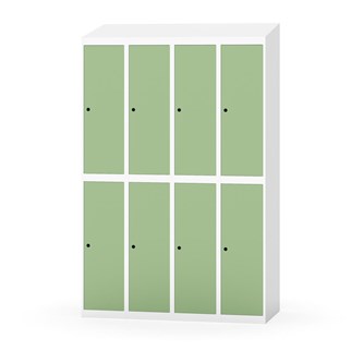 Garderobeskap Novis skrått tak 2:4 B120