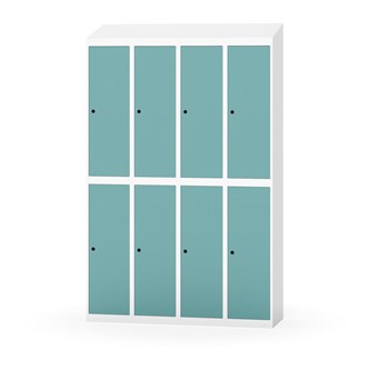 Garderobeskap Novis skrått tak 2:4 B120