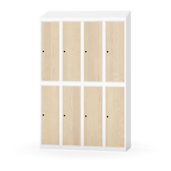 Garderobeskap Novis skrått tak 2:4 B120