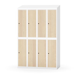 Garderobeskap Novis skrått tak 2:4 B120