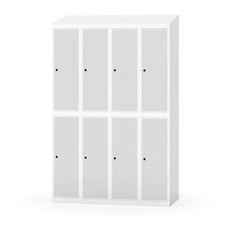 Garderobeskap Novis skrått tak 2:4 B120