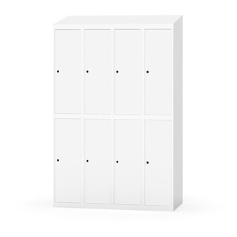 Garderobeskap Novis skrått tak 2:4 B120