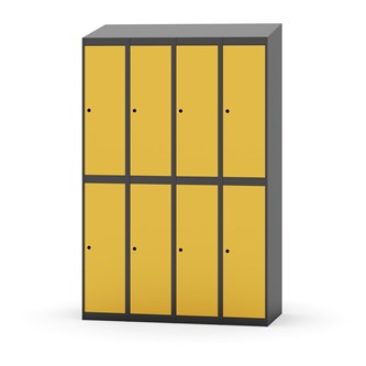 Garderobeskap Novis skrått tak 2:4 B120