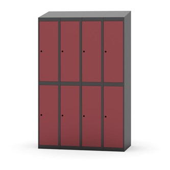 Garderobeskap Novis skrått tak 2:4 B120