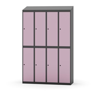 Garderobeskap Novis skrått tak 2:4 B120