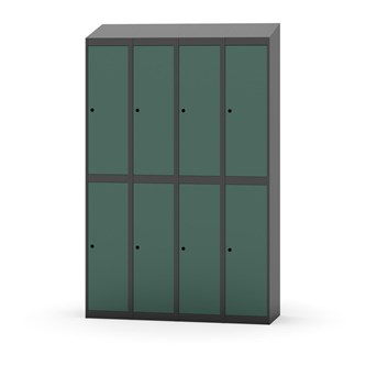 Garderobeskap Novis skrått tak 2:4 B120