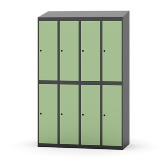 Garderobeskap Novis skrått tak 2:4 B120