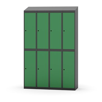 Garderobeskap Novis skrått tak 2:4 B120