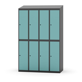 Garderobeskap Novis skrått tak 2:4 B120