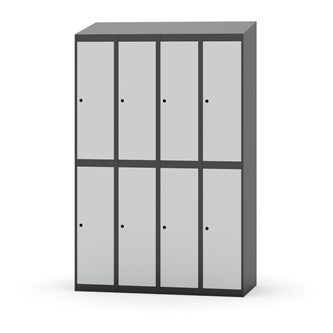 Garderobeskap Novis skrått tak 2:4 B120