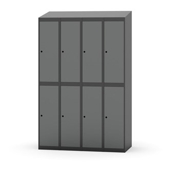 Garderobeskap Novis skrått tak 2:4 B120