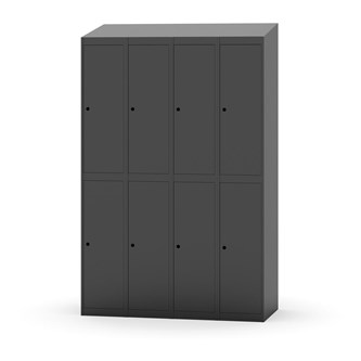 Garderobeskap Novis skrått tak 2:4 B120