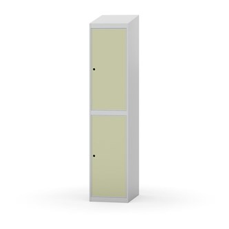 Garderobeskap Novis skrått tak 2:1 B40