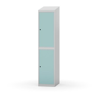 Garderobeskap Novis skrått tak 2:1 B40