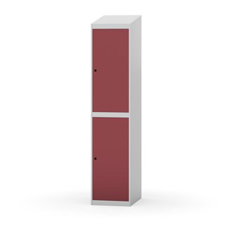 Garderobeskap Novis skrått tak 2:1 B40