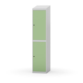 Garderobeskap Novis skrått tak 2:1 B40