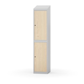 Garderobeskap Novis skrått tak 2:1 B40