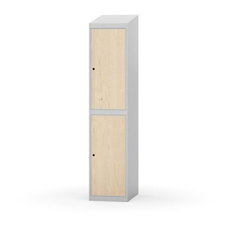 Garderobeskap Novis skrått tak 2:1 B40