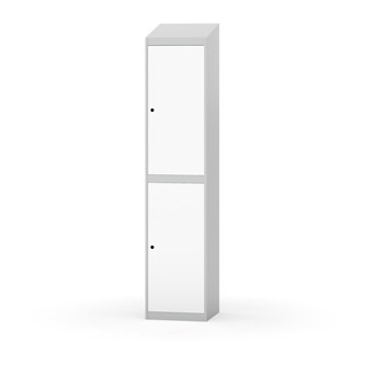 Garderobeskap Novis skrått tak 2:1 B40
