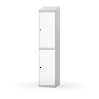 Garderobeskap Novis skrått tak 2:1 B40