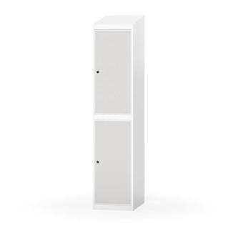 Garderobeskap Novis skrått tak 2:1 B40