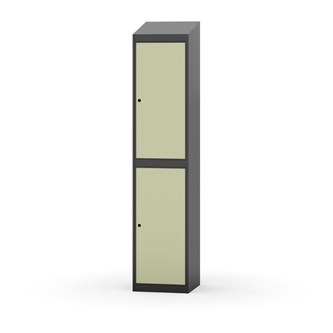 Garderobeskap Novis skrått tak 2:1 B40