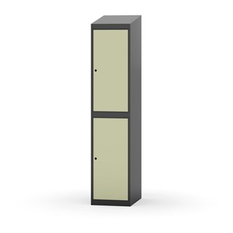 Garderobeskap Novis skrått tak 2:1 B40