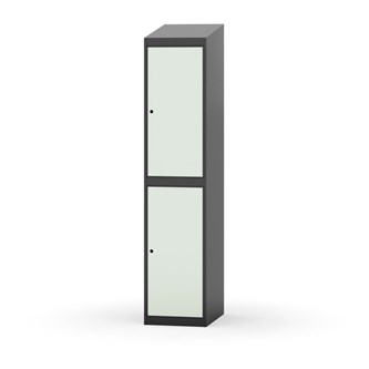 Garderobeskap Novis skrått tak 2:1 B40