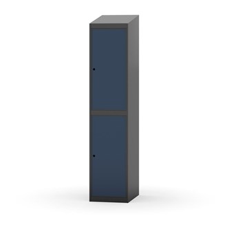 Garderobeskap Novis skrått tak 2:1 B40