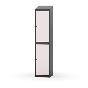 Garderobeskap Novis skrått tak 2:1 B40