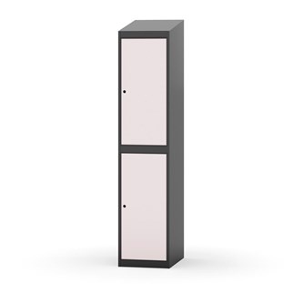 Garderobeskap Novis skrått tak 2:1 B40