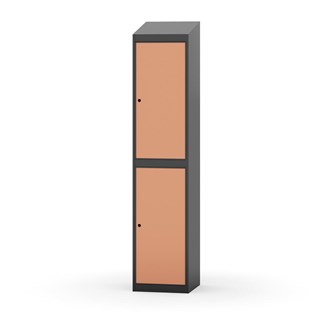 Garderobeskap Novis skrått tak 2:1 B40