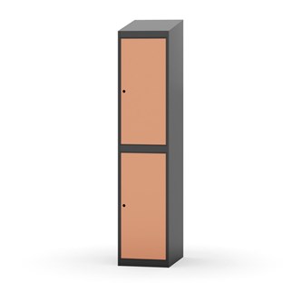 Garderobeskap Novis skrått tak 2:1 B40