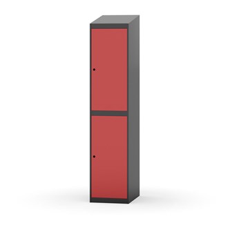 Garderobeskap Novis skrått tak 2:1 B40