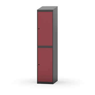 Garderobeskap Novis skrått tak 2:1 B40