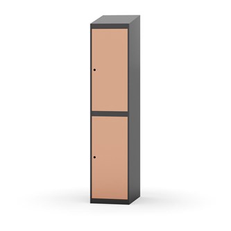 Garderobeskap Novis skrått tak 2:1 B40