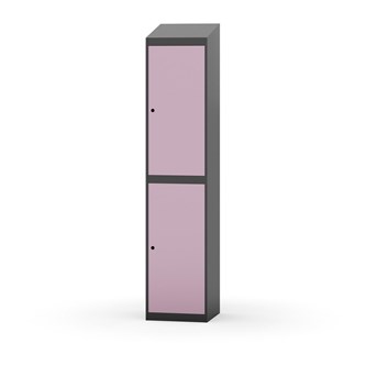 Garderobeskap Novis skrått tak 2:1 B40