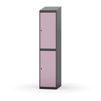 Garderobeskap Novis skrått tak 2:1 B40