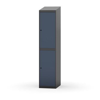 Garderobeskap Novis skrått tak 2:1 B40