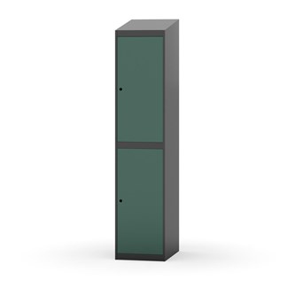 Garderobeskap Novis skrått tak 2:1 B40