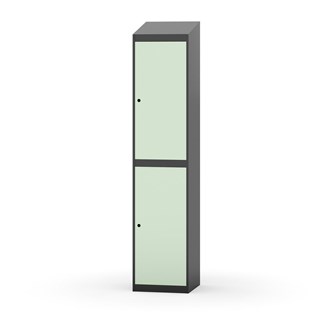 Garderobeskap Novis skrått tak 2:1 B40