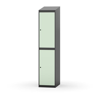 Garderobeskap Novis skrått tak 2:1 B40